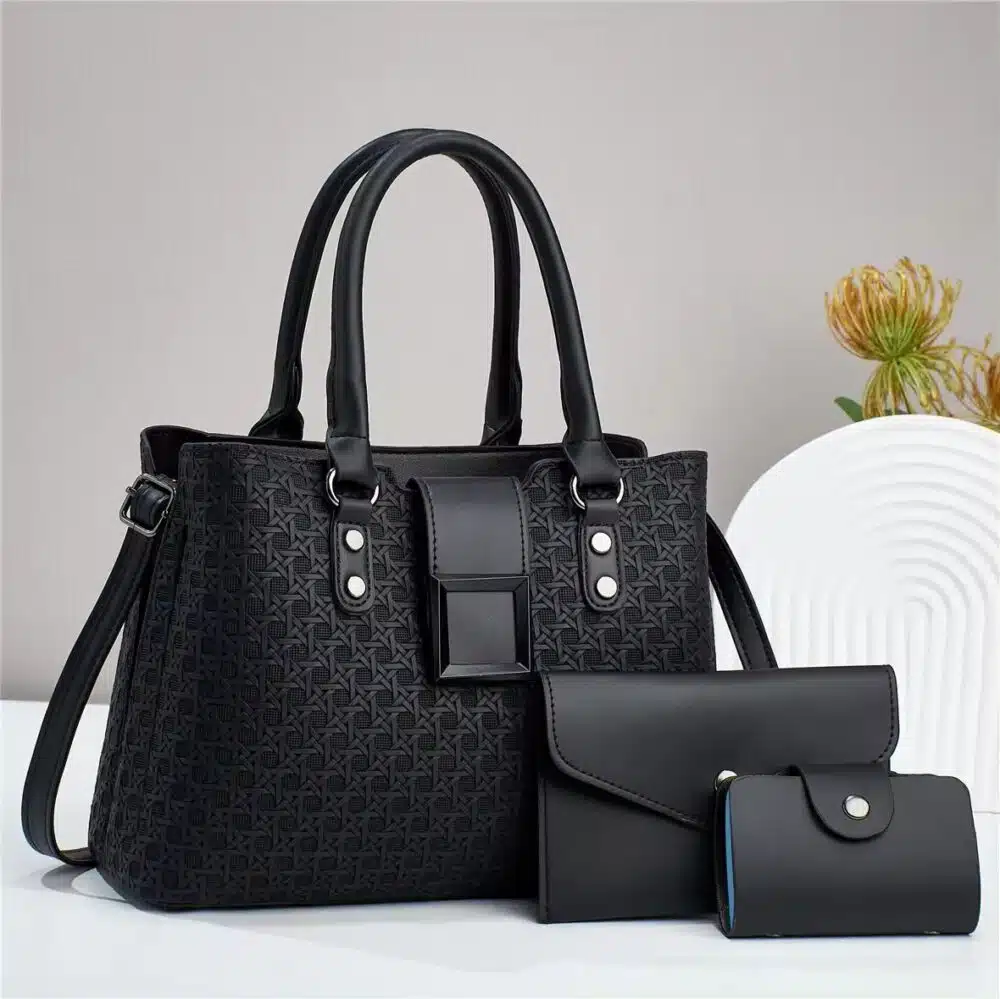 Luxury Handbag with double purse