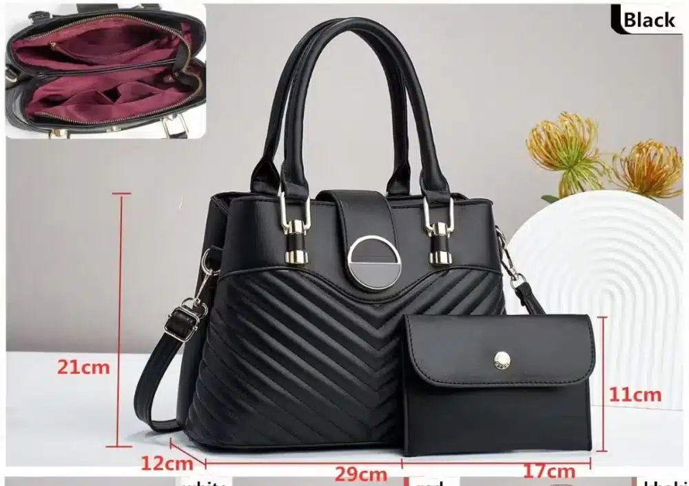 Trending China Handbags with Extra Purse - Image 3
