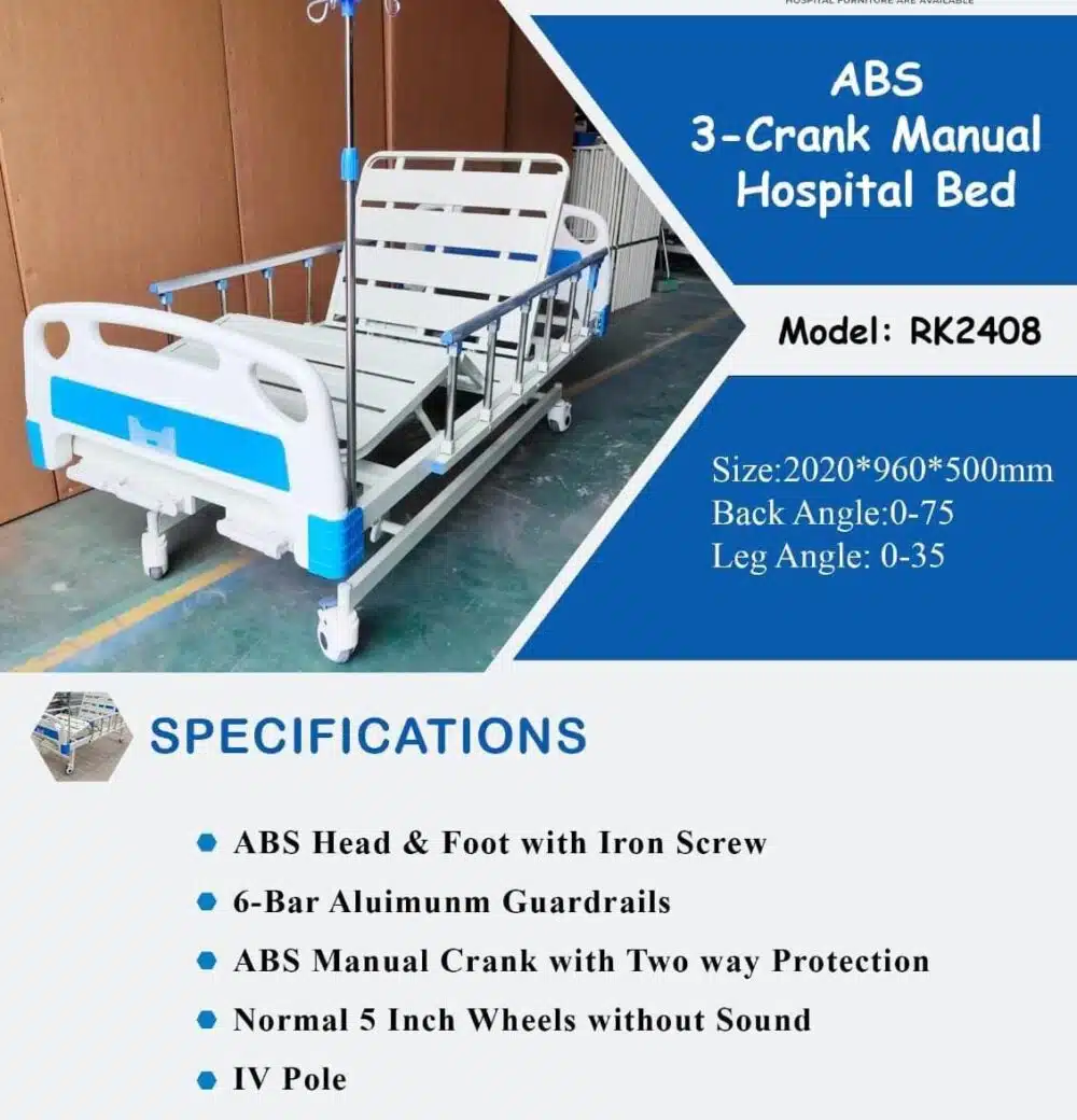 3 Functions Manual Bed